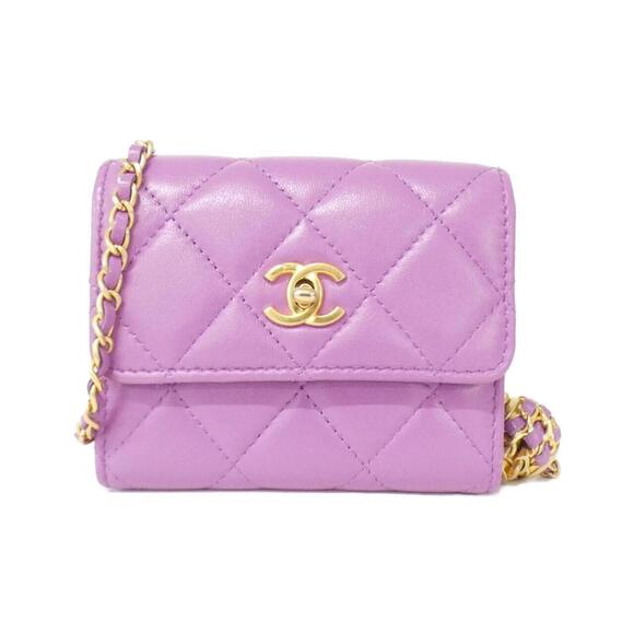 CHANEL Purple Wallet - Picture 1 of 9